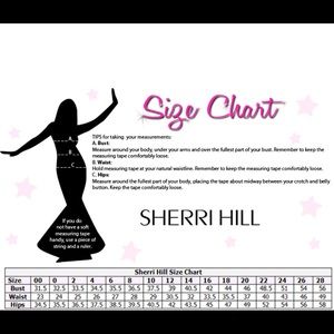 sherri hill dresses size 4 nwt 51578 poshmark sherri hill size chart